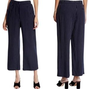 ✨ Eileen Fisher Striped Blue Cropped Trousers Pants